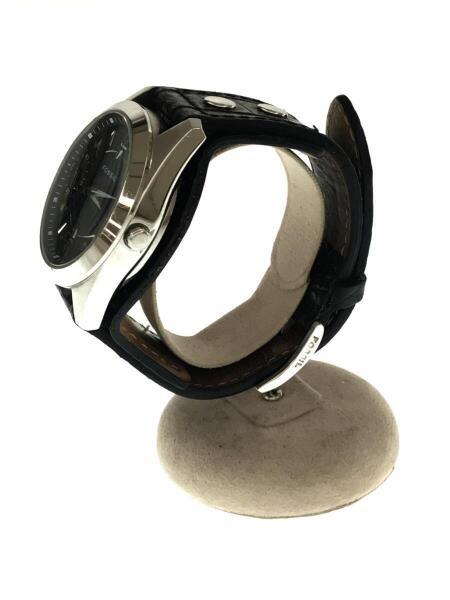 FOSSIL(フォッシル) / 自動巻腕時計/アナログ/レザー/BLK/BLK/me-1061 