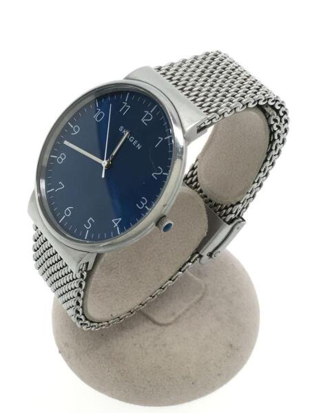SKAGEN(スカーゲン) / 腕時計/アナログ/ステンレス/BLU/SLV/SKW6164 