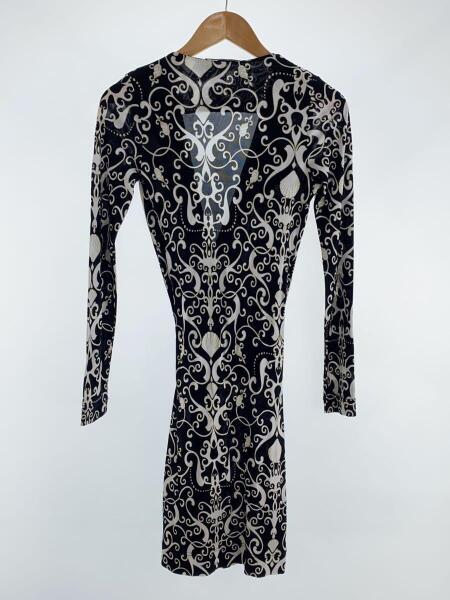 GUCCI(グッチ) / 長袖ワンピース/--/レーヨン/BLK/総柄/214347 X6160