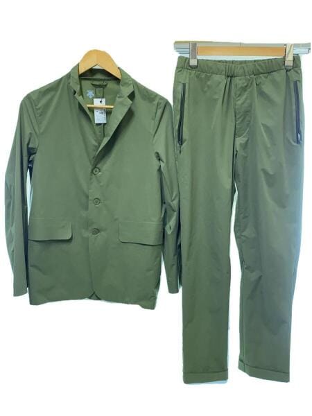 DESCENTE(デサント) / セットアップ/S/ポリエステル/KHK/無地 