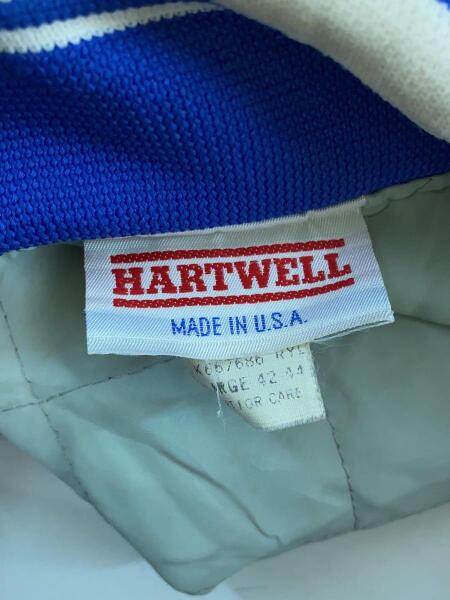 hartwell(ハートウェル) / スタジャン/L/ポリエステル/BLU/無地 | 古着