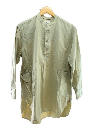 snow peak(スノーピーク) / 長袖シャツ/XL/ヘンプ/BLU/総柄/SH-15SU401