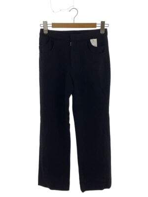 YOHJI YAMAMOTO(ヨウジヤマモト) / ボトム/1/ウール/BLK/ストライプ/FB