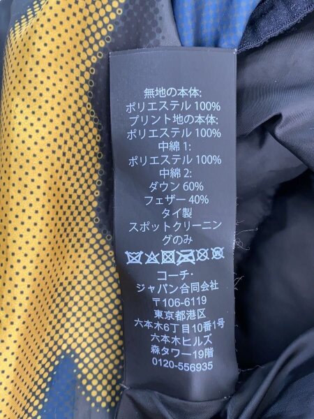 COACH(コーチ) / ダウンジャケット/--/--/NVY/カモフラ/F39265 | 古着