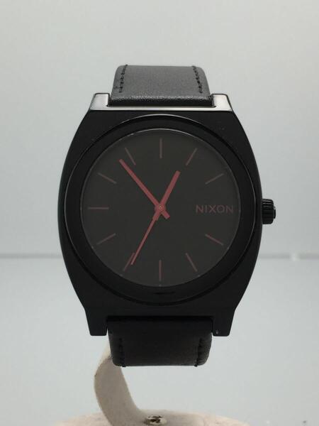 NIXON(ニクソン) / クォーツ腕時計/MINIMAL/アナログ/レザー/BLK 