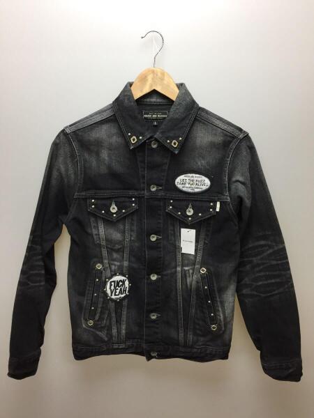 ROUGH AND RUGGED(ラフアンドラゲッド) / ユーズド加工Gジャン/1/BLK 