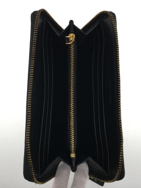 【美品】TORY BURCH 長財布 クロコ　型押し ラウンドファスナー TORY BURCH(トリーバーチ) / 長財布/レザー/ブラック/78574 1120