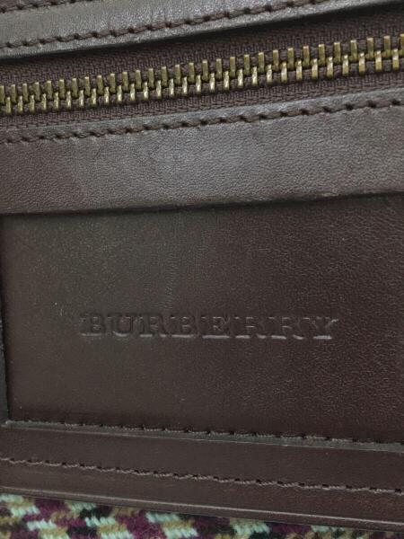 BURBERRY(バーバリー) / トートバッグ/ウール/グリーン/バイアス 