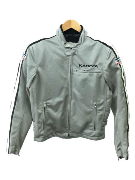 カドヤKADOYA シングルライダースジャケット グレー