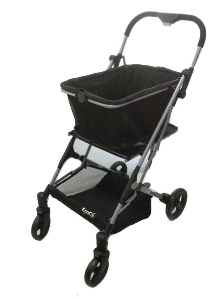 EcoCa ショッピングカート 黒 らくらくマイカート エコカ 保冷マイ