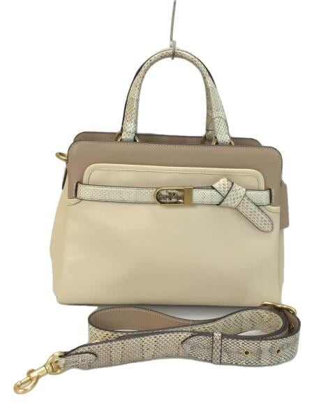 COACH(コーチ) / 2WAYハンドバッグ/レザー/ベージュ/C5317/2WAY 