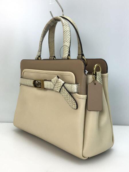 COACH(コーチ) / 2WAYハンドバッグ/レザー/ベージュ/C5317/2WAY 