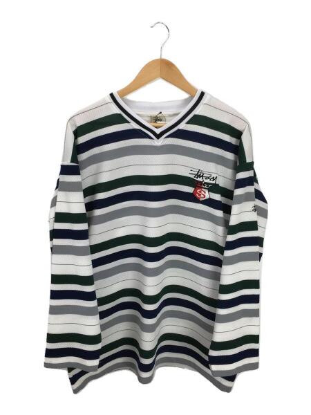 STUSSY(ステューシー) / 長袖Tシャツ/FREE/コットン/ホワイト/ボーダー 