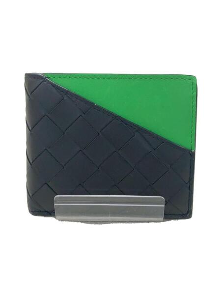 BOTTEGA VENETA(ボッテガヴェネタ) / 2つ折り財布/レザー/ブラック 