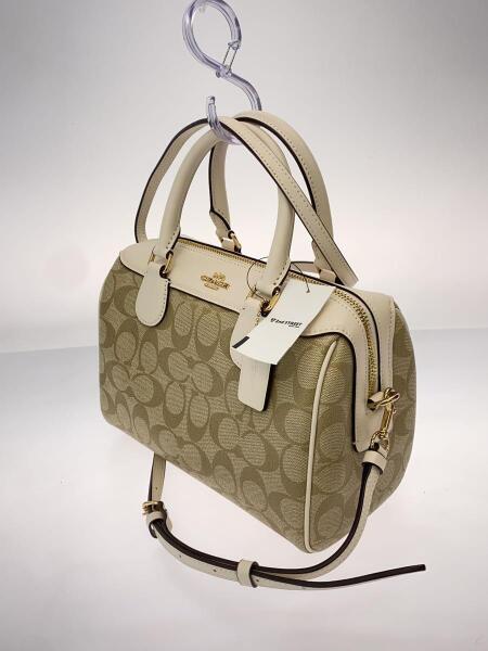 COACH(コーチ) / レザーショルダーバッグ/ホワイトベージュ/白 COACH 