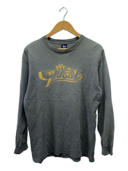 STUSSY(ステューシー) / ロンT/長袖Tシャツ/L/コットン/グレー/MADE IN 