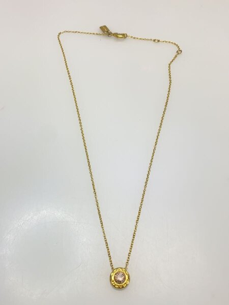 COACH(コーチ) / ネックレス/ゴールド/カラーストーン/ピンク | 中古品 
