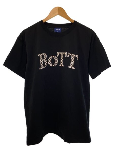 BoTT(ボット) / ロゴプリントTシャツ/L/コットン/ブラック/242BoTT04 