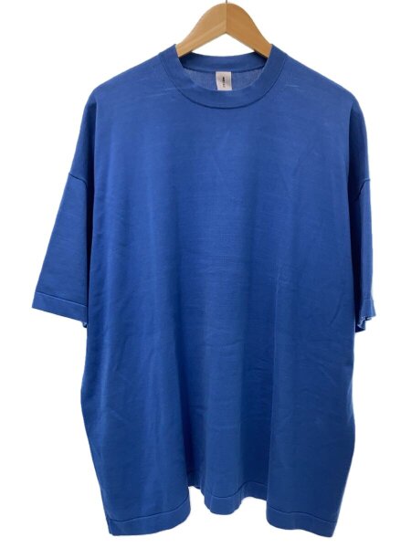 MEIAS(メイアス) / Tシャツ/L/コットン/ブルー/無地/21S-N003NL 
