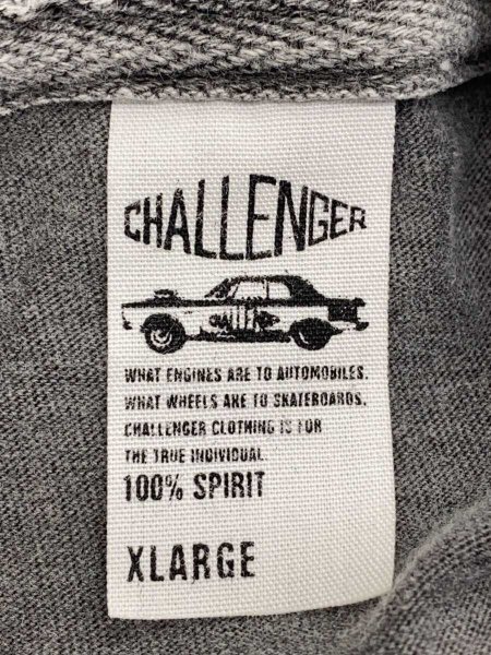 CHALLENGER(チャレンジャー) / L/S BAT TEE/XL/コットン/BLK/プリント 