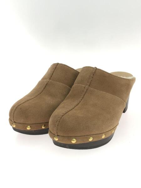 UGG サンダル サボ 厚底 ブラウン 24センチ ブラウン サボサンダル