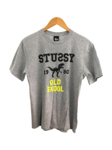 STUSSY(ステューシー) / 恐竜/OLD SKOOL/1980/Tシャツ/SS/コットン/GRY 