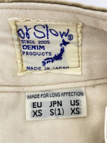 orSlow / ボトム/VINTAGE FIT/チノパン/S/コットン/BEG/無地/日本製 orSlow(オアスロウ) / ボトム/VINTAGE FIT/チノパン/S/コットン/BEG