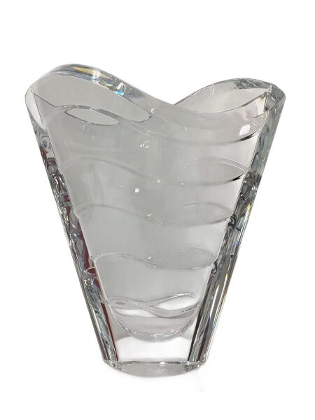 Baccarat バカラ⭐️ウェーブ　ベース 花瓶　フラワーベース Baccaratバカラウェーブフラワーベース花瓶新品未使用 Baccarat(バカラ