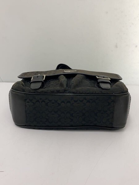 COACH(コーチ) / ショルダーバッグ_シグネチャー/--/BLK/総柄 | 中古品 