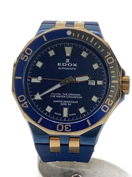EDOX(エドックス) / 自動巻腕時計/アナログ/--/BLU/BLU/80110 | 中古品 