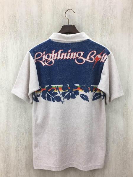 LIGHTNING BOLT(ライトニングボルト) / 90s/USA製/パイル地ポロシャツ 