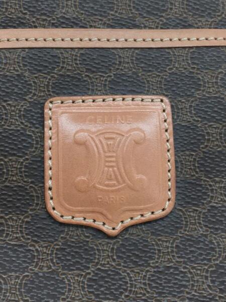 CELINE(セリーヌ) / マカダム柄/ミニボストンバッグ/レザー/BRW/総柄 