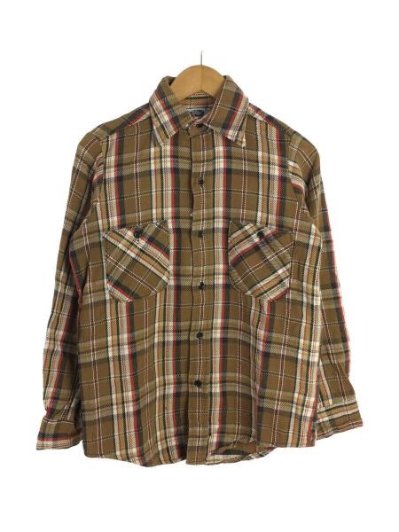 Mr.Leggs(ミスターレッグス) / 80s/ネルシャツ/S/コットン/BRW 