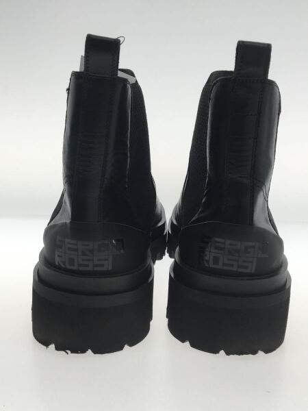 【極美品】sergio rossi セルジオロッシ　サイドゴアブーツ　箱付き sergio rossi(セルジオロッシ) / サイドゴアブーツ/US7/BLK/レザー