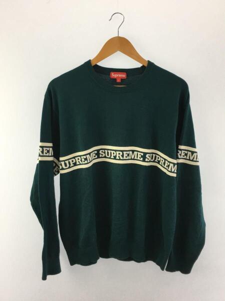 Supreme(シュプリーム) / 19AW/Logo Stripe Knit Top/ニット/L 