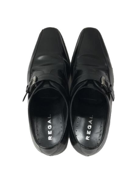 REGAL リーガル 25.5cm 728R モンクストラップ 革靴 黒 モンク