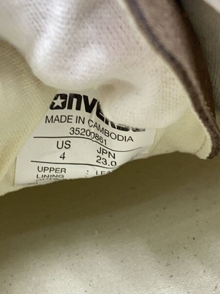 CONVERSE(コンバース) / ローカットスニーカー/23cm/BRW/スウェード