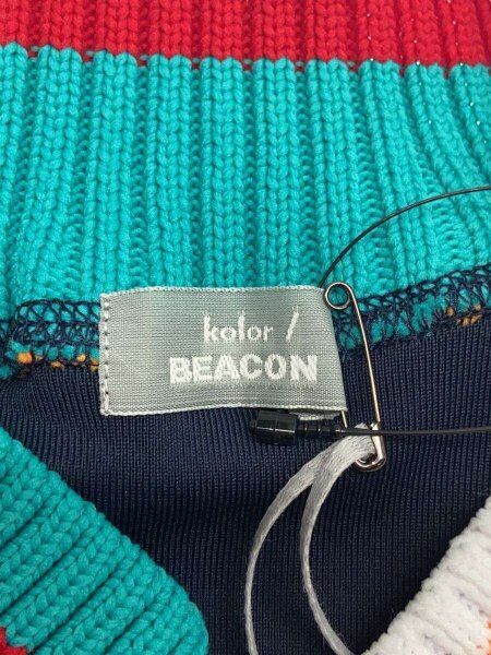 kolor / BEACON(カラービーコン) / Tシャツ/3/ポリエステル/NVY/24SBM 
