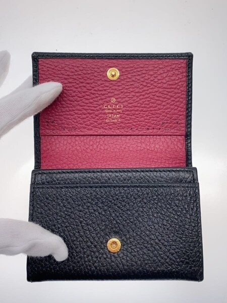 GUCCI / カードケース/--/BLK/無地/メンズ/739525・2184 GUCCI(グッチ) / カードケース/--/BLK/無地/メンズ/739525・2184