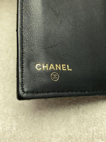 CHANEL(シャネル) / 2つ折り財布/ブラック/マトラッセ/キルティング 
