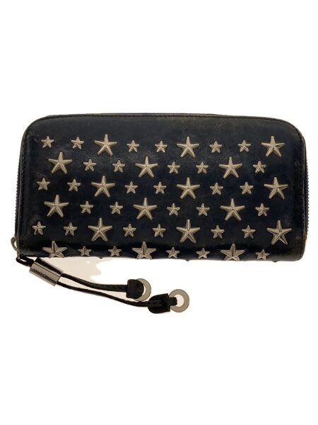 JIMMY CHOO(ジミーチュウ) / 長財布/レザー/NVY/レディース/T1595 
