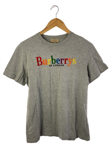 BURBERRY(バーバリー) / Tシャツ/S/コットン/グレー/18SS/レインボー 