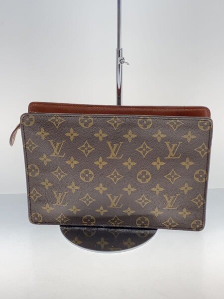 LOUIS VUITTON(ルイヴィトン) / クラッチバッグ/レザー/ブラウン/総柄 