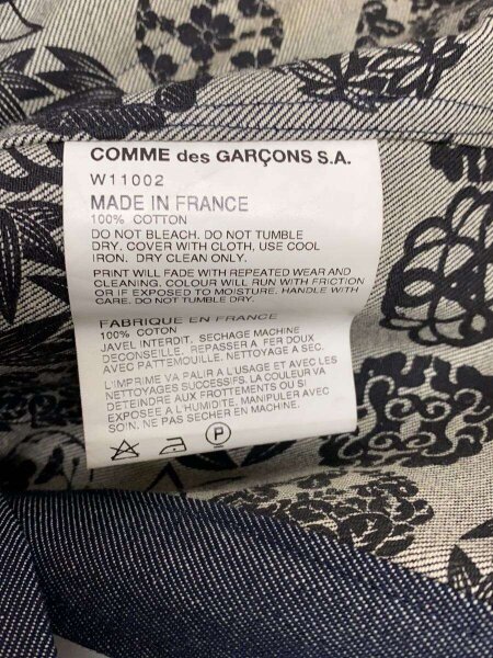 COMME des GARCONS / 家紋デニムテーラード/ジャケット/M/コットン/IDG COMME des GARCONS(コムデギャルソン) / 家紋デニムテーラード