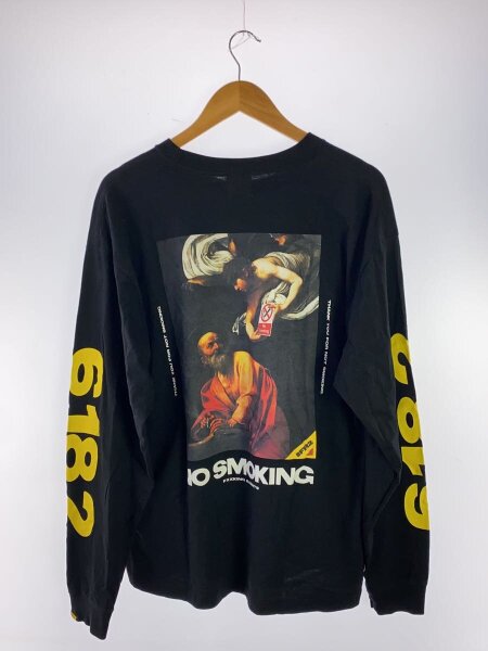 FR2(エフアールツー) / No Smoking/長袖Tシャツ/L/コットン/BLK | 古着 