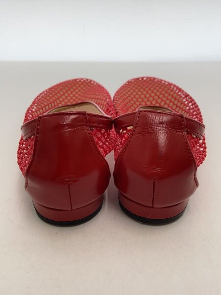 CLANE(クラネ) / フラットパンプス/36/RED/ポリエステル/MESH OBLIQUE