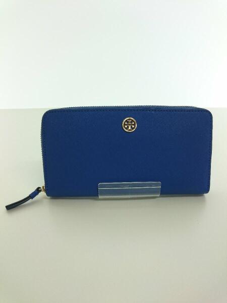 未使用　TORY BURCHトリーバーチ　レザーラウンドジップ長財布　ブルー 未使用 TORY BURCHトリーバーチ レザーラウンドジップ長財布 ブルー 未