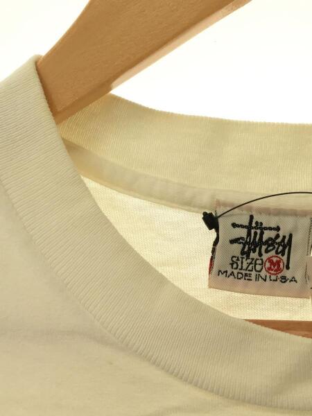 STUSSY(ステューシー) / 90s/白タグ/半袖Tシャツ/M/コットン/ホワイト 