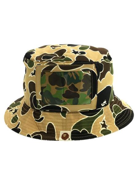 A BATHING APE エイプ バケットハット カモフラージュ 迷彩サイズL A