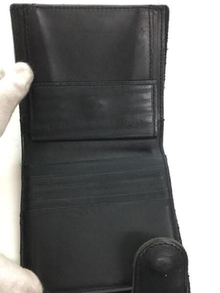925&frasl;WALLET(S)&frasl;2つ折り財布&frasl;レザー&frasl;BLK&frasl;無地&frasl;メンズ